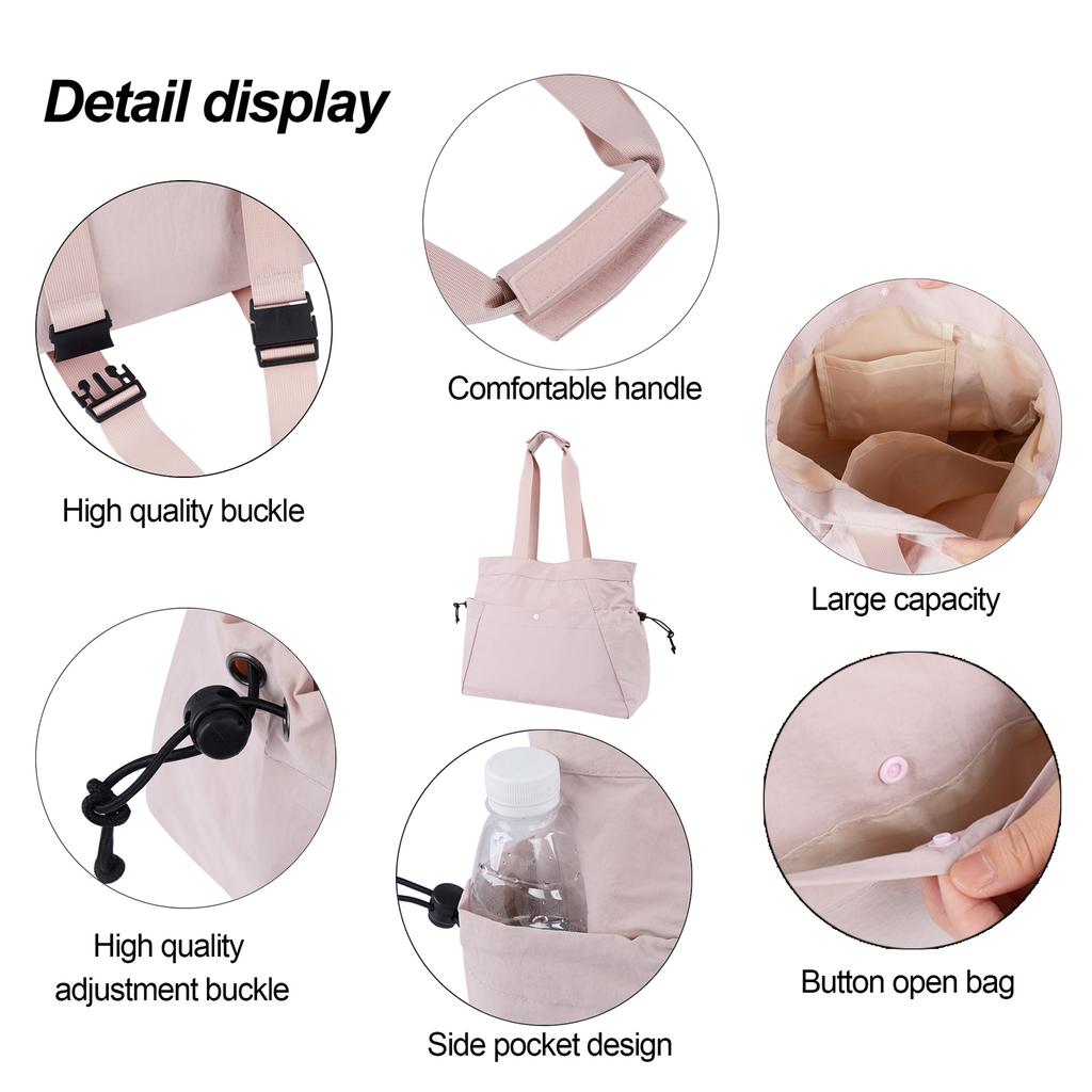 Большая вместительная сумка на плечо для отдыха на природе, универсальная модная сумка, многофункциональная, простая дорожная сумка