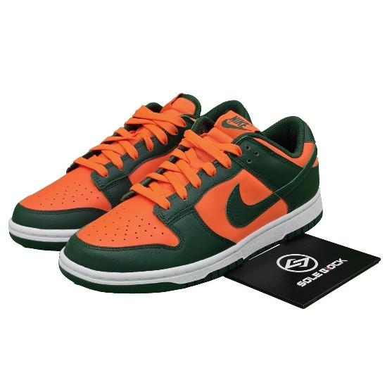 Nike Dunk Low Кроссовки Miami Hurricanes DD1391-300 Мужские размеры