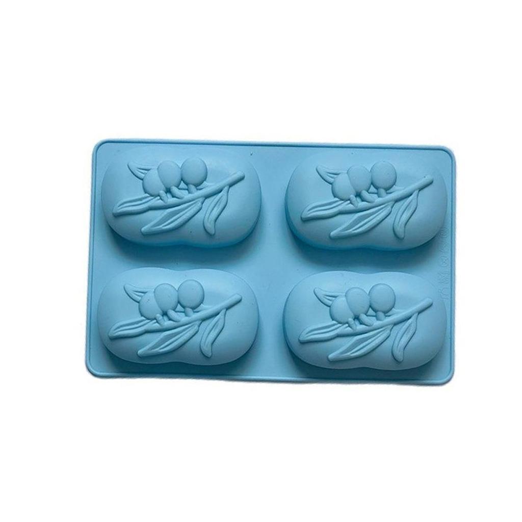 Овальная форма оливкового дерева силиконовая форма для DIY формочки для торта мыло желе формочка производитель ремесленные принадлежности