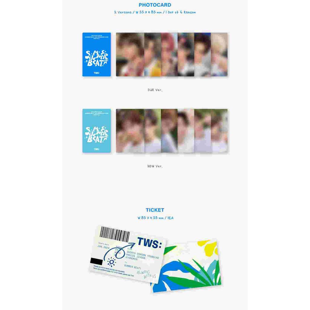 TWS 2nd Mini Album 'SUMMER BEAT!' (+Online Benefit)