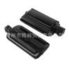 Black Rubber Cruise Foot Pegs Harley Dyna Sportster Motorcycle Touring
