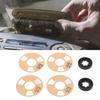   Reel to Reel Cassette Retro Blank Metal Reel Cassette Tape with 4 Reels 2 Wheel for Music Recording