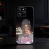 Чехол для телефона Rapper O-OsamaSon для iPhone 17,16,15,14,13,12,11 Plus,Pro,Max,Mini Силиконовый черный Мягкий чехол