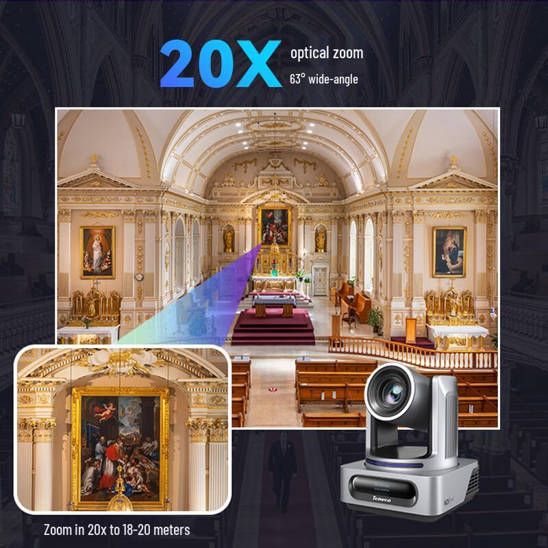Tenveo HD Video Conference Camera System (3 Cameras + Controller) (CN version)