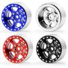 AXSPEED Micro 1.0inch Alu Alloy Beadlock Wheel Rims / 54mm Rubber Tires for Axial SCX24 1/24 TRX-4M 1/18 RC Car Upgrade Parts