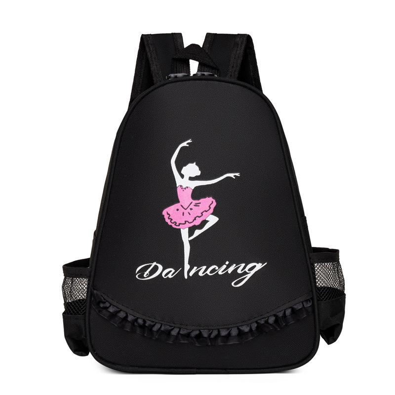 Ballet Sports Dance Bag Children Shoulder Storage Backpack Latin Ballet Bag Girl Princess Dancing Girl Pattern Letter Print Dance Bag