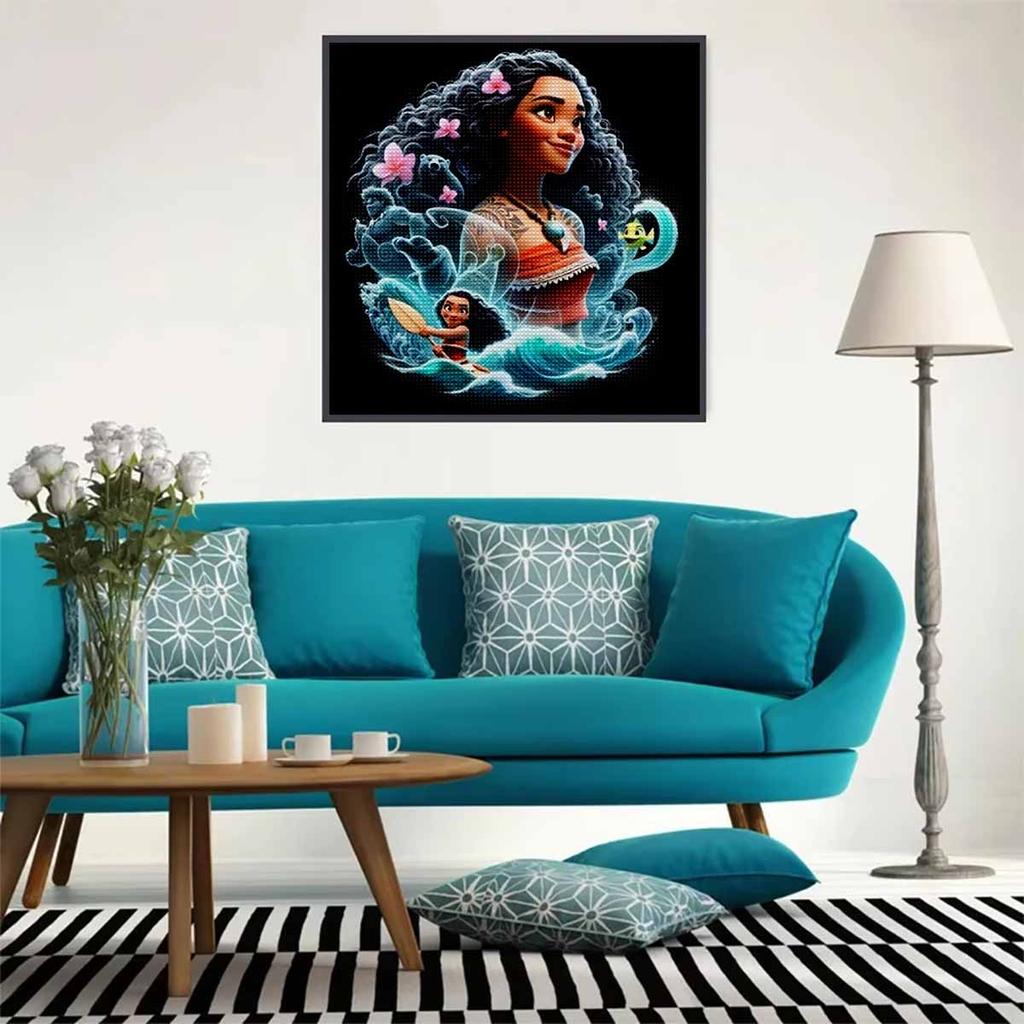 DIY Diamond Painting Round Diamond Motana Full Diamond Mosaic Home Decoration Painting Cross Stitch Kit