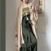Женская одежда Hanfu в стиле династии Сун в китайском стиле с улучшенными элементами Han, повседневный весенне-летний костюм