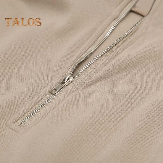 Женская толстовка осень-зима с застежкой-молнией на лацкане, с длинным рукавом и передним карманом, пуловер, однотонный свободный спортивный свитшот