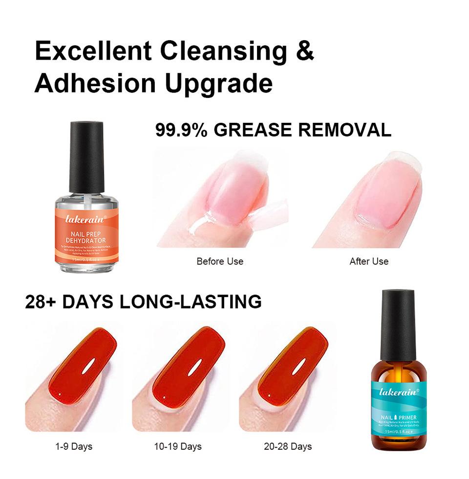 Набор праймеров для ногтей, жидкость для сушки ногтей, праймер для ногтей 2 шт.