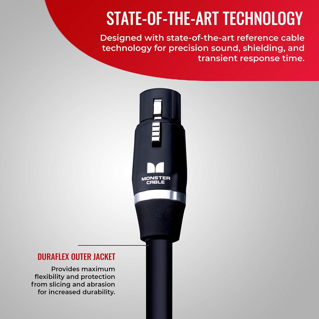 MONSTER CABLE Микрофонный кабель Микрофонный кабель XLR папа - XLR мама STUDIO PRO 2000 MIC 20 футов SP2000-M-20 VMP60002 [Отечественный обычный продукт]