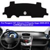 Car Auto Inner Dashboard Cover For Peugeot 107 For Citroen C1 For Toyota Aygo 2005-2014 Dash Mat Rug Carpet Cushion