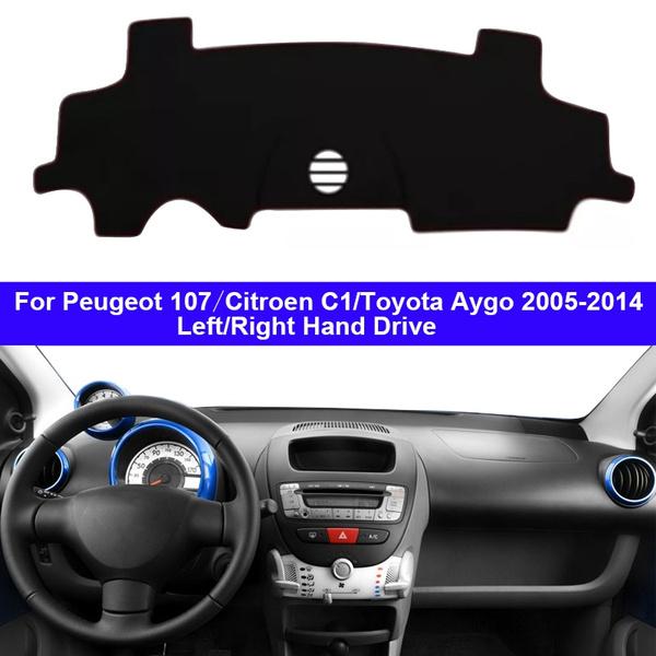Car Auto Inner Dashboard Cover For Peugeot 107 For Citroen C1 For Toyota Aygo 2005-2014 Dash Mat Rug Carpet Cushion