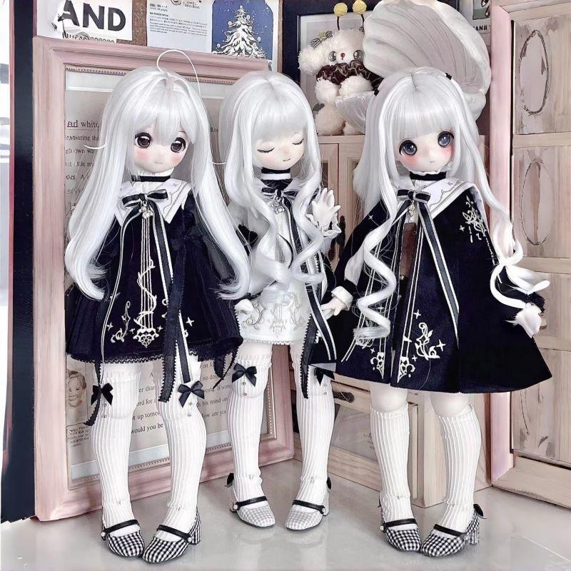 Одежда для BJD кукол, подходит для размера 1/4. Полный набор милых волшебных накидок, комплект одежды, аксессуары для кукол