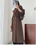 Женское двустороннее кашемировое шерстяное пальто - Мода в корейском стиле Осень/Зима 2025.