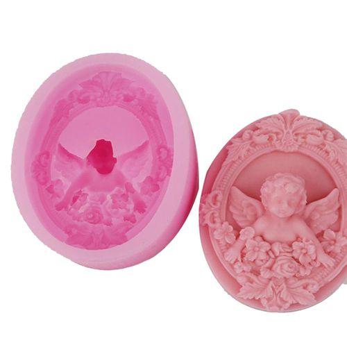 Силиконовая форма, силиконовая форма, форма для мыла «Ангел», детские инструменты для рукоделия, инструменты для выпечки «сделай сам», для торта, помадки, шоколада