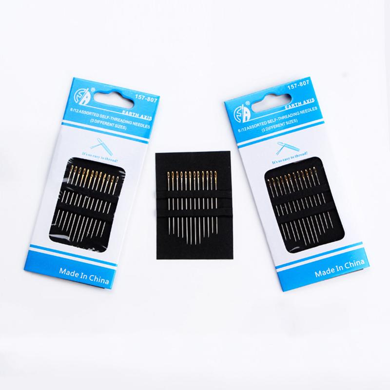 Side Opening Blind Needle Popular 12PCS/Lot Hot Sale Darning High Quality Needles Sewing DIY Multi-size Sewing Needle Jewelry Accessory