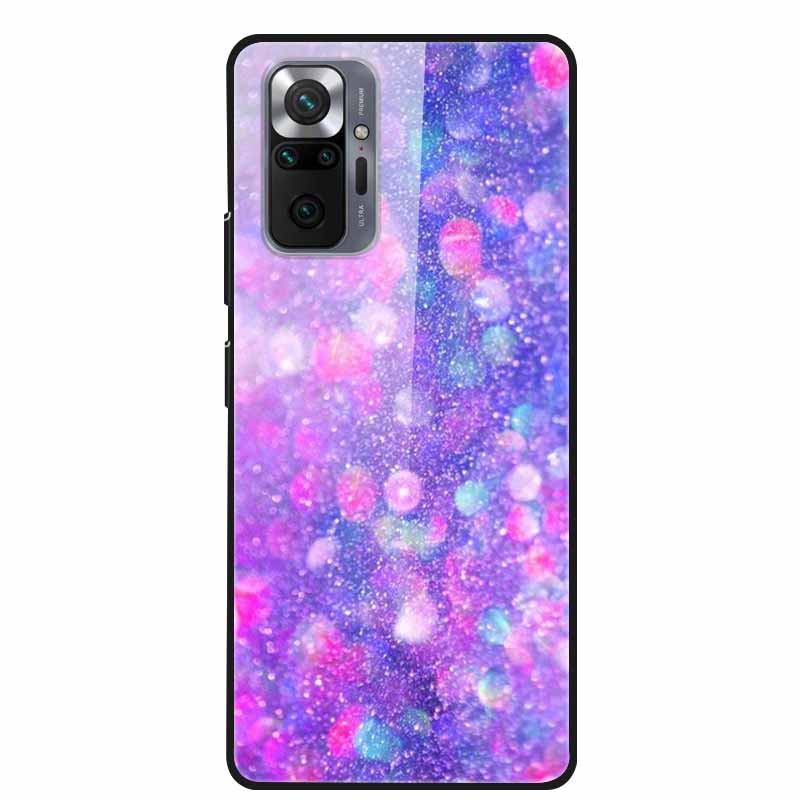 Цветная закаленная стеклянная крышка для чехла Xiaomi Redmi Note 10 Pro, жесткий противоударный Funda для чехлов Redmi Note10 / Note 10Pro, корпус