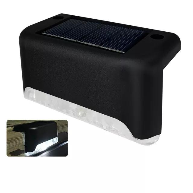 Светодиодное наружное освещение забора Солнечные палубные фонари Солнечные ступенчатые светильники Водонепроницаемый светодиод