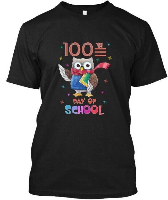 Cute Owl 100th Day Of School TTshirt Made in the USA Size S to 5XL