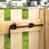 12 Inch Fence Door Latch Bolt Door Latch For Doors Windows Heavy Duty Gate Latch Black Wooden Fence Slide Door Lock Hardware