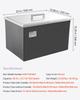 30L Drop in Ice Chest Ice Cooler Ice Bin Stainless Steel 508x355x306mm
