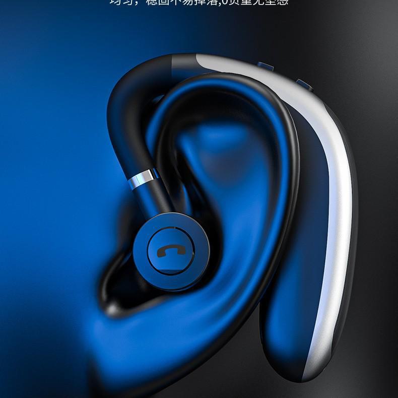 Wireless Bluetooth Ear-Hook Headset: Single-Ear Sports, Long Battery Life, Perfect for Driving and Fitness