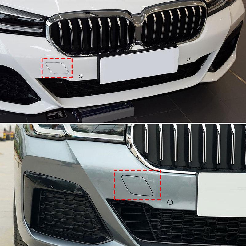 Для BMW G30 LCI M Автомобиля Передний Бампер Заглушка Буксировочного Крюка Черная Для BMW 5 Серии M Sport - 520 530 535 540i M 51119852446