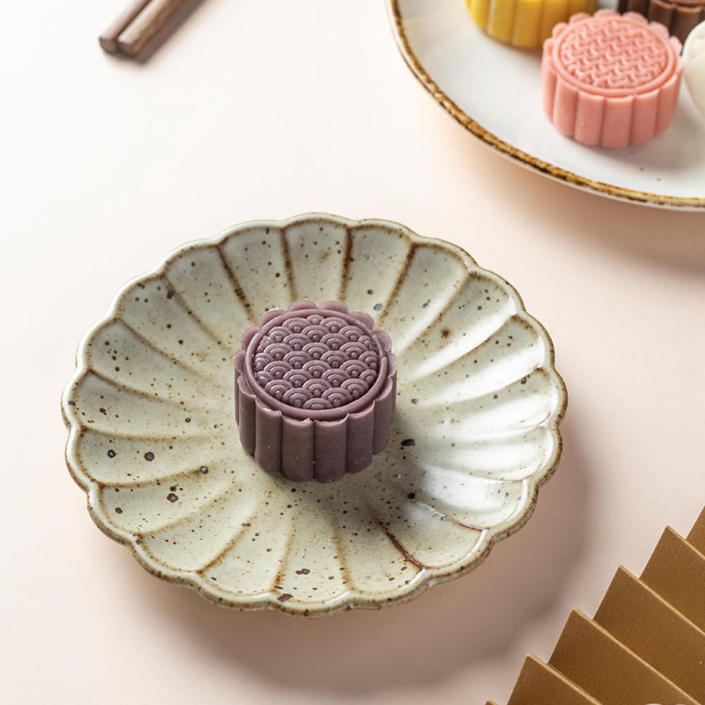 Кекс из зеленой фасоли Геометрический узор Печенье Штамп-вырезка Форма для лунного пирога Форма для маамуль Форма для лунного пирога