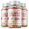 Fish oil capsules, 1000 mg, beneficial for joint health and immune health, suitable for both men and women.