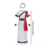 Ancient Design Children Roman Costumes Set Robe Headband Reusable Role Playing