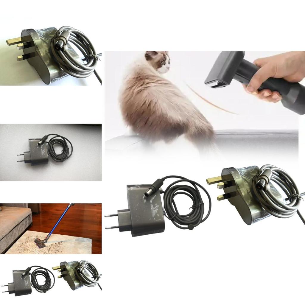 Зарядное устройство для пылесоса Dyson с индикатором для совместимости с напряжением ЕС и Великобритании