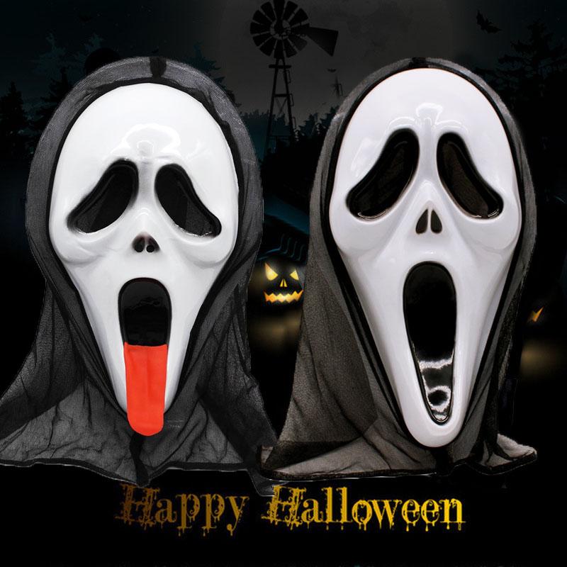 Хэллоуин ужас маска призрак лицо убийца косплей фильм крик реквизит аксессуары взрослый костюм уникальный