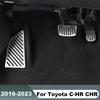 Для Toyota C-HR CHR 2016 2017 2018 Автомобильные педали газа и тормоза, накладки на педали подножек, нескользящие накладки