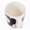 Кружка Marimekko Oiva Unikko 400 мл (Кремовый, Угольный, Песочный, Розовый), Большая фарфоровая кофейная чашка, скандинавский цветочный узор, суповая кружка 13,5 унций