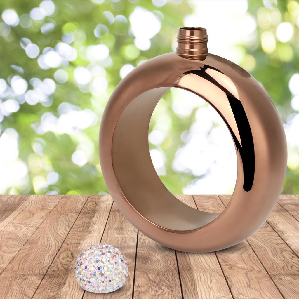 Stainless Steel WineCelsiusAlcohol Jug Bracelet Wrist Hip Flask Funnel Gift for Dance Birthday Party   Bar