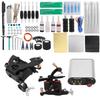 Double Tattoo Coil Machine Set Tattoo Power Supply Liner Shader 8 Wraps 10 Wraps Tattoo Coil