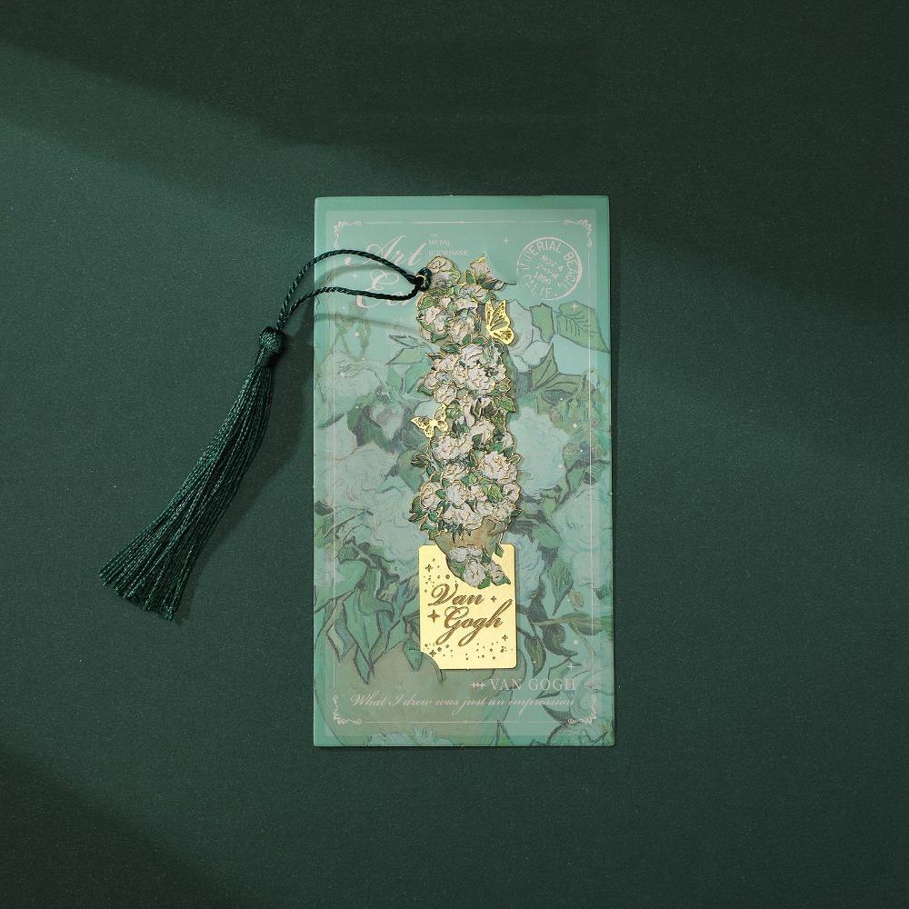 Подарок студенту Металлическая закладка с длинной кисточкой Разделитель страниц Креативная скрепка для книги для чтения