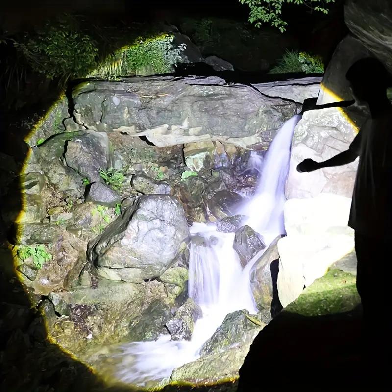 Мощный 300 Вт светодиодный фонарик из алюминиевого сплава, перезаряжаемый фонарик Type-C, подходит для удаленного дома, улицы, аварийного освещения и морозостойкости