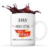 Personalized Mug - Jany - Awesome Without Trying - Height 95 Mm - Diameter 82 Mm - Capacity 325 Ml
