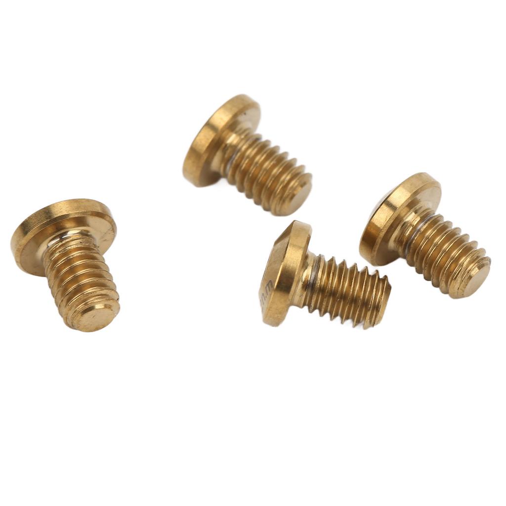 4 шт. Винты для тормозов шоссейного велосипеда Титановый сплав Прочные Ржавчиностойкие Полировка Шлифовка Точная резьба