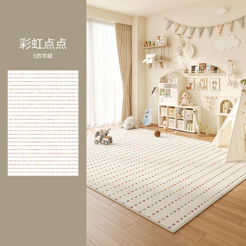 Мультяшные цветные ковры для гостиной, милые животные, декор для спальни, коврик, пушистый, мягкий, ковер для детской комнаты, домашний, утолщенный, напольный коврик