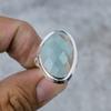 Alexandrite Quartz Gemstone Handmade 925 Sterling Silver Ring Size 9.5 M-262