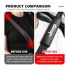 APK6  Car Belt Carbon Fiber Shoulder Protector Pad Accessories For Jeep Grand Cherokee Patriot Renegade Compass Wrangler