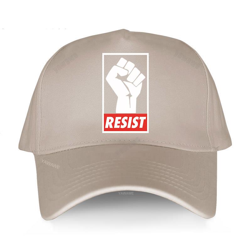 Спортивная кепка бренда Funny Design для мужчин из хлопка, бейсболки Resist Fist, летняя модная кепка для женщин, регулируемая кепка для гольфа