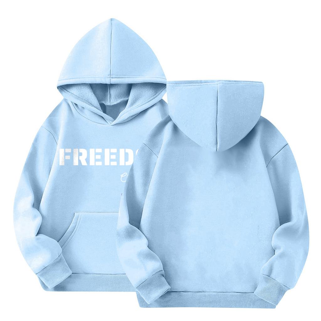 Cute Hoodies For Teen Children Trendy Preppy Hooded Sweatshirts Oversized Long Sleeve Shirts Clothes For Children