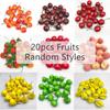 10/20 шт. Мини Искусственные Фрукты и Овощи Симуляция Пена Праздничные Принадлежности DIY Украшения для Семейных Посиделок TMZ