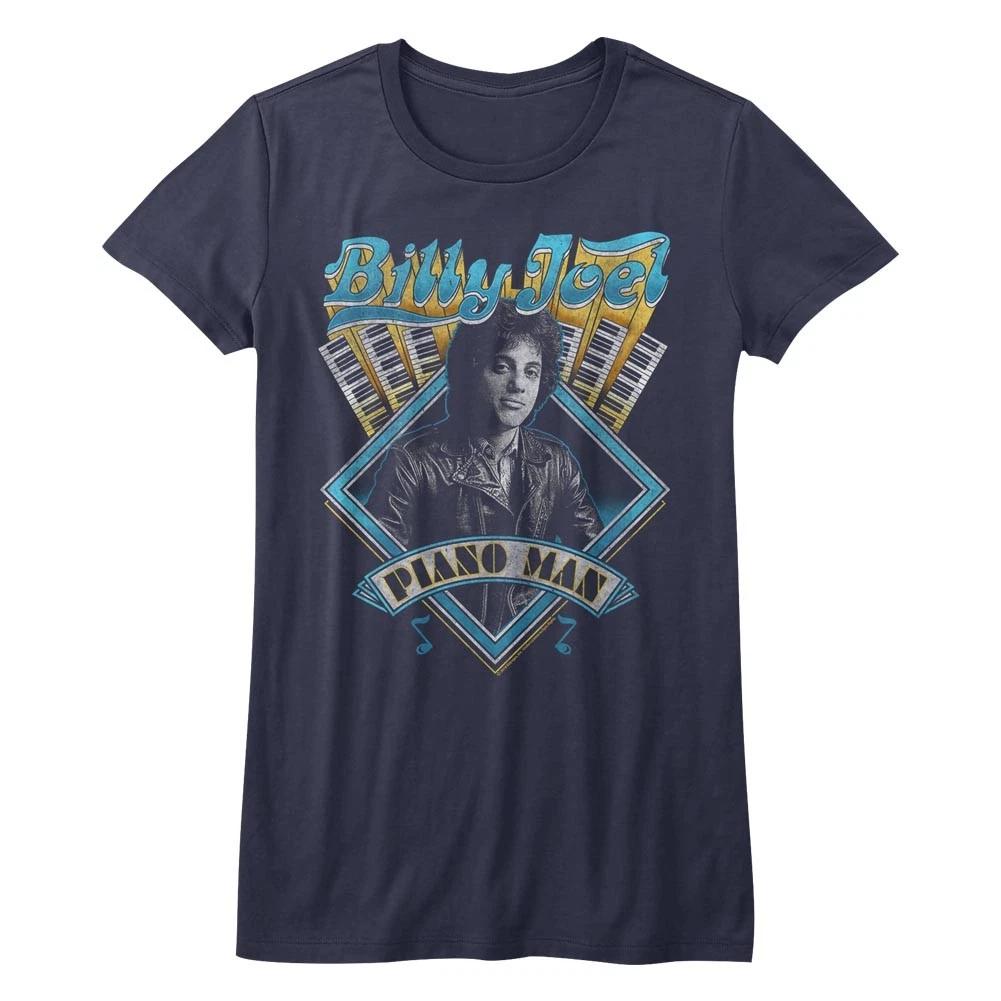 Billy Joel Piano Man Womans Fitted T Shirt Soft Rock Music