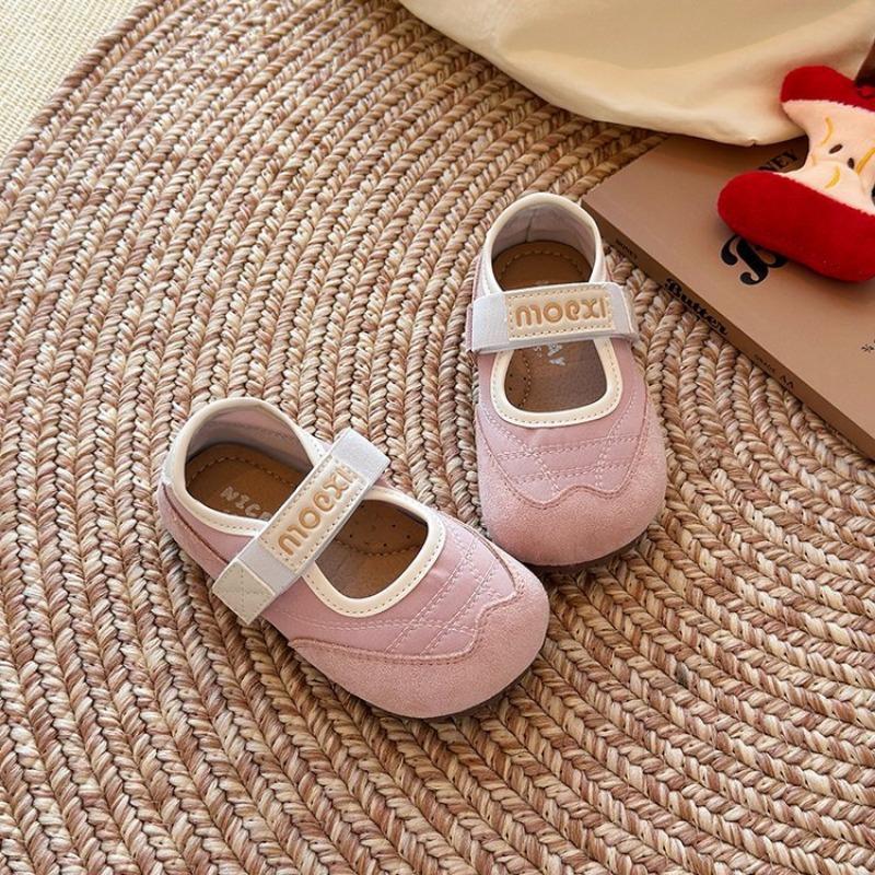 Туфли Мэри Джейн на мягкой подошве для девочек, детские легкие кожаные туфли, повседневные туфли в балетном стиле, туфли-пуфы