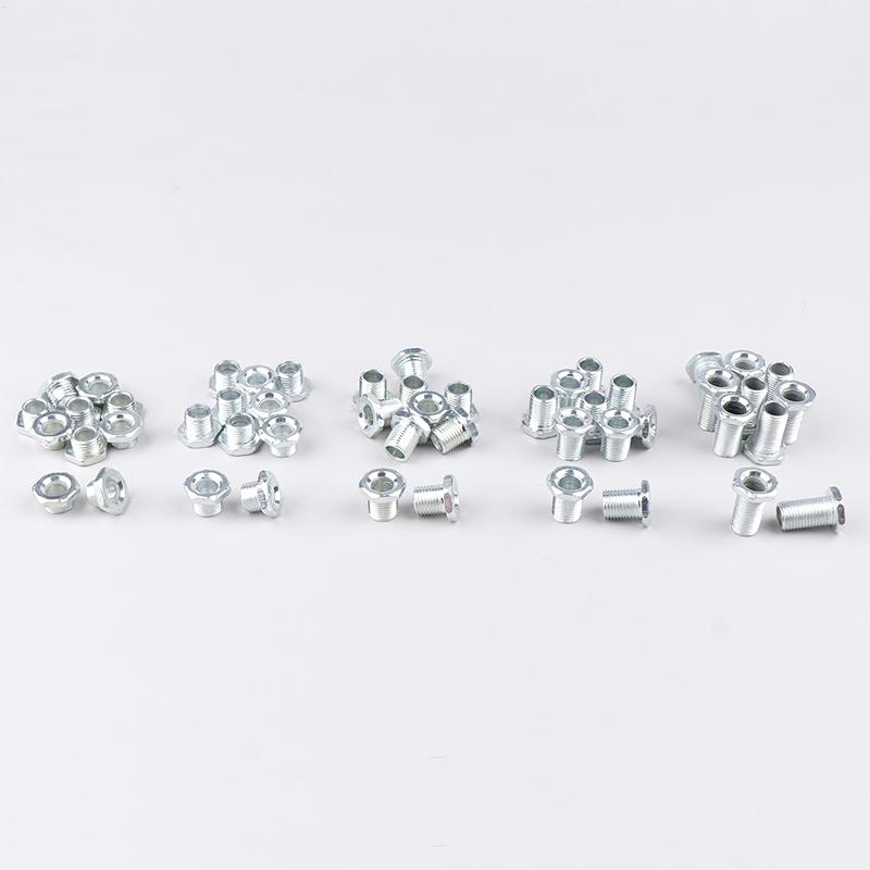 M10 резьбовая трубка с гайкой для ламп полая металлическая трубка винт для отбеливания зубов головка для ремонта осветительного основания соединительные аксессуары